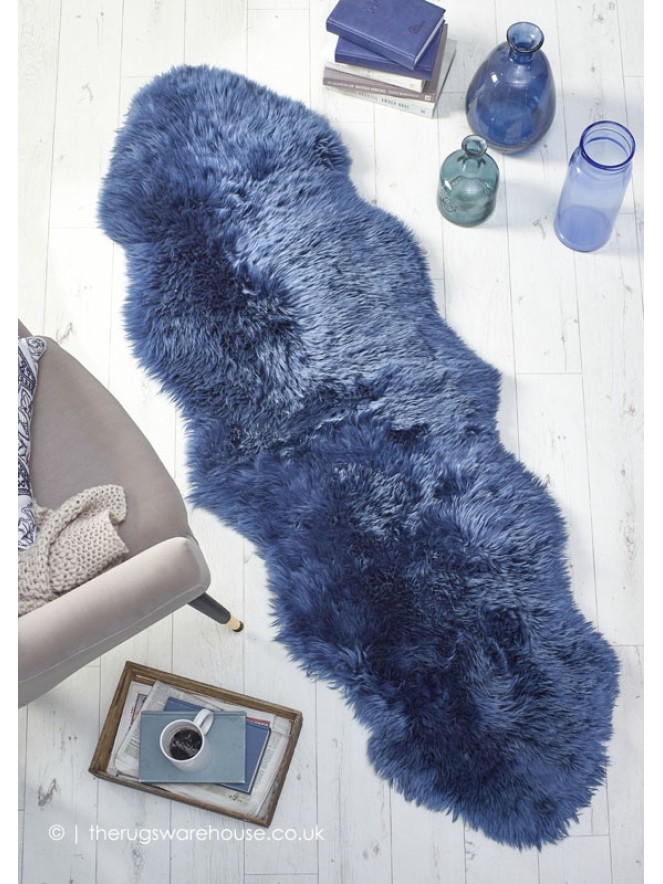 Longwool Blue Rug - 3