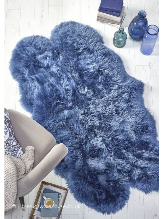 Longwool Blue Rug - 4