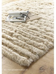 Carved Glamour Beige Rug - Thumbnail - 4