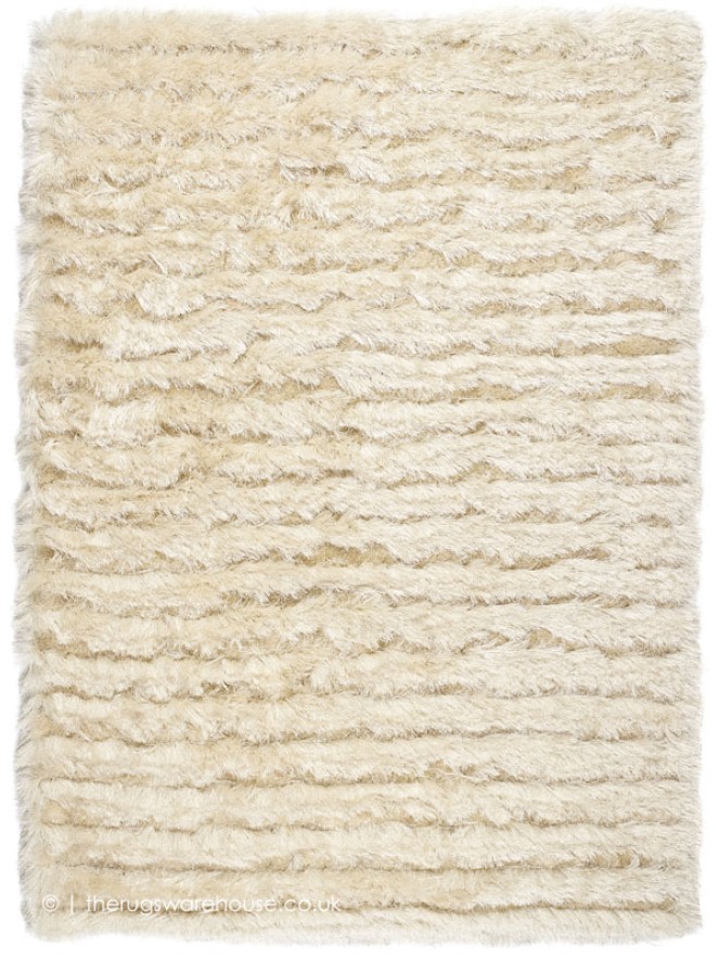 Carved Glamour Beige Rug - 5