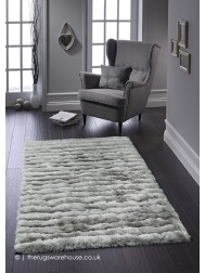 Carved Glamour Silver Rug - Thumbnail - 3