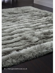 Carved Glamour Silver Rug - Thumbnail - 4