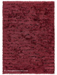 Carved Glamour Wine Rug - Thumbnail - 4