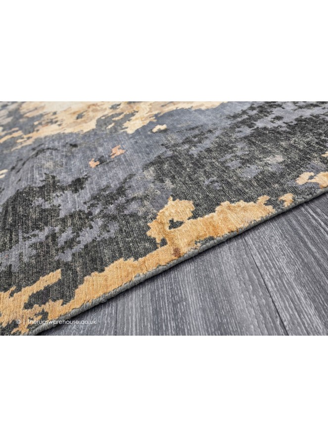 Elite Grey Gold Rug - 4