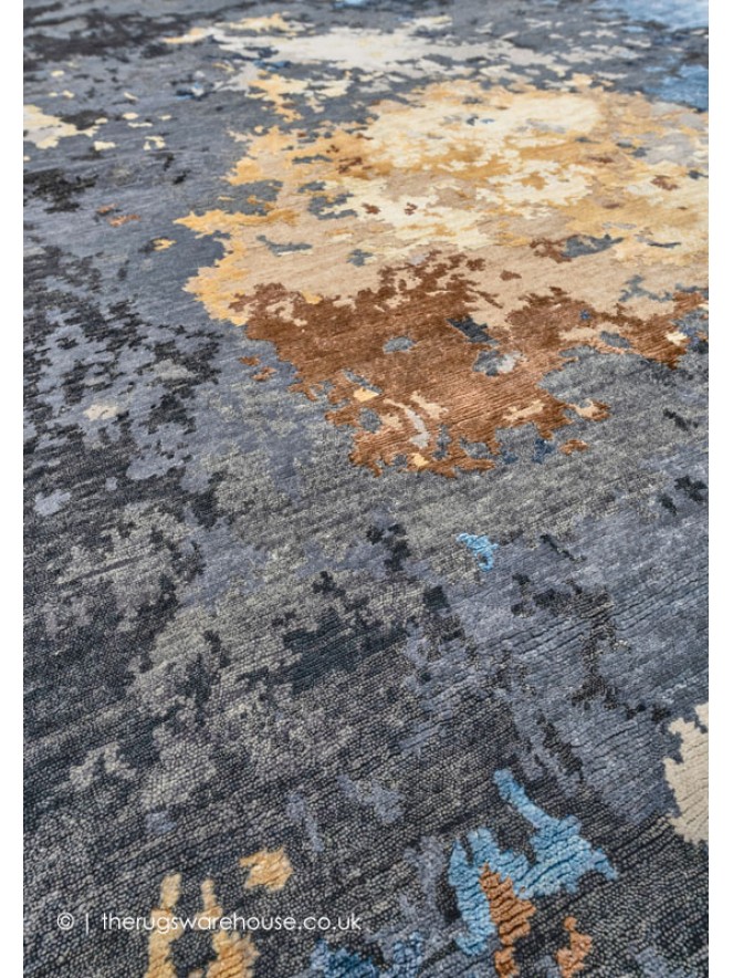 Elite Grey Gold Rug - 7