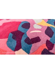 Floreale Fuschia Circle Rug - Thumbnail - 7