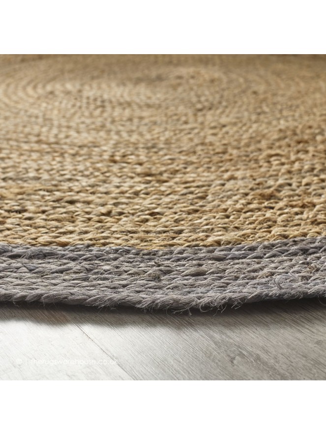 Jubo Grey Circle Rug - 3