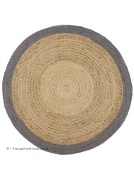 Jubo Grey Circle Rug - Thumbnail - 5