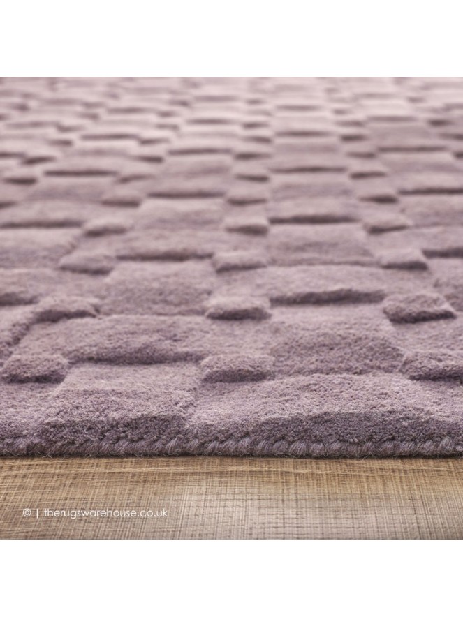 Basket Weave Lilac Rug - 3