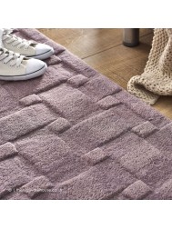 Basket Weave Lilac Rug - Thumbnail - 4