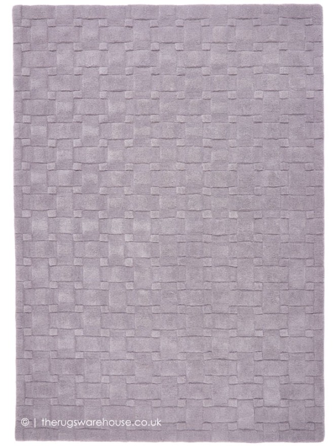 Basket Weave Lilac Rug - 5