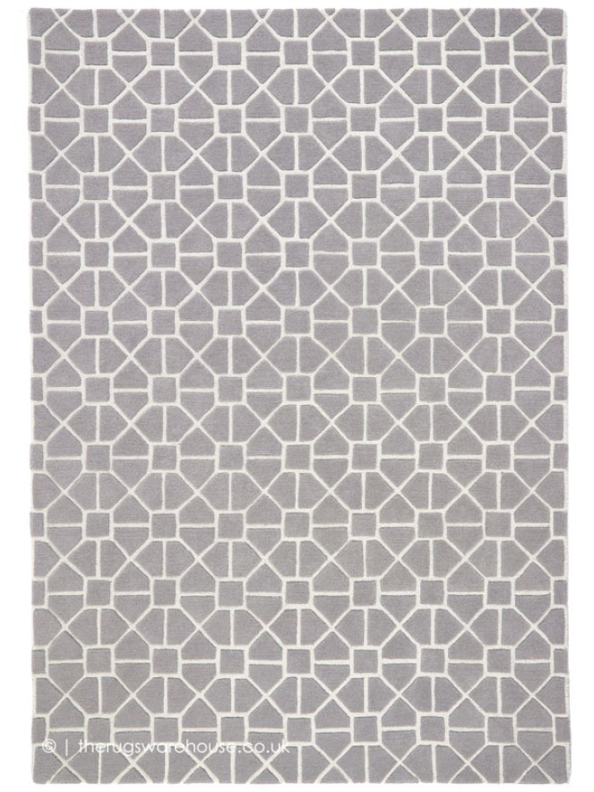 Harmony Geo Grey Rug - 5