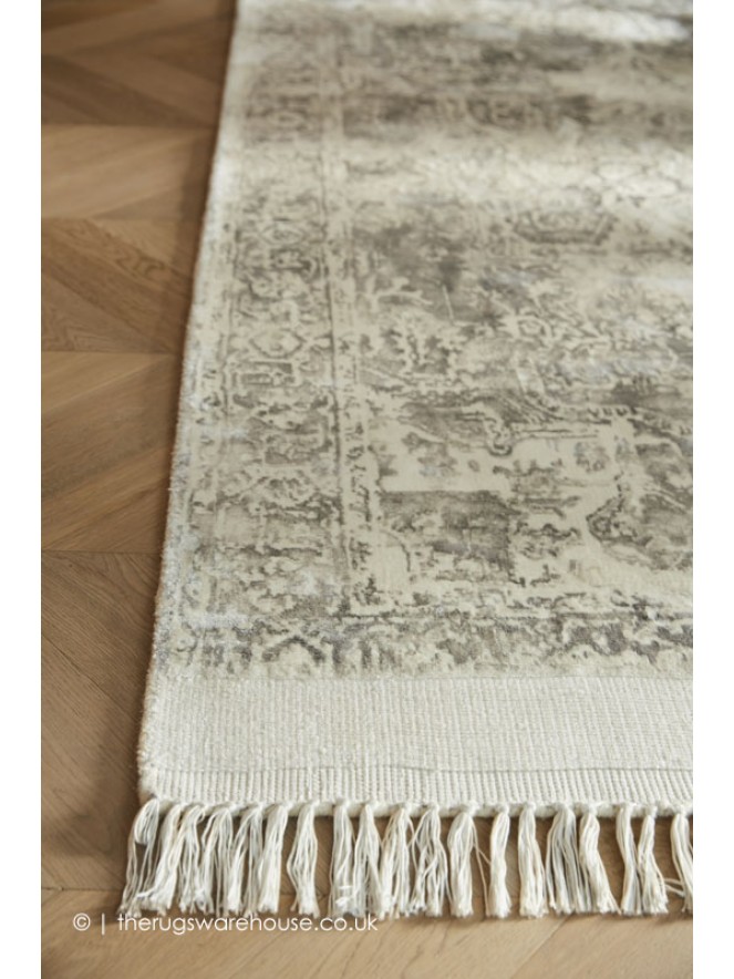 Vintage Fringe Mocha Rug - 3