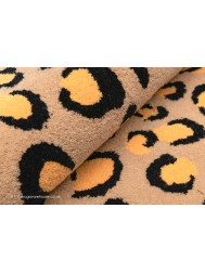 Leopard Leo Circle Rug - Thumbnail - 5