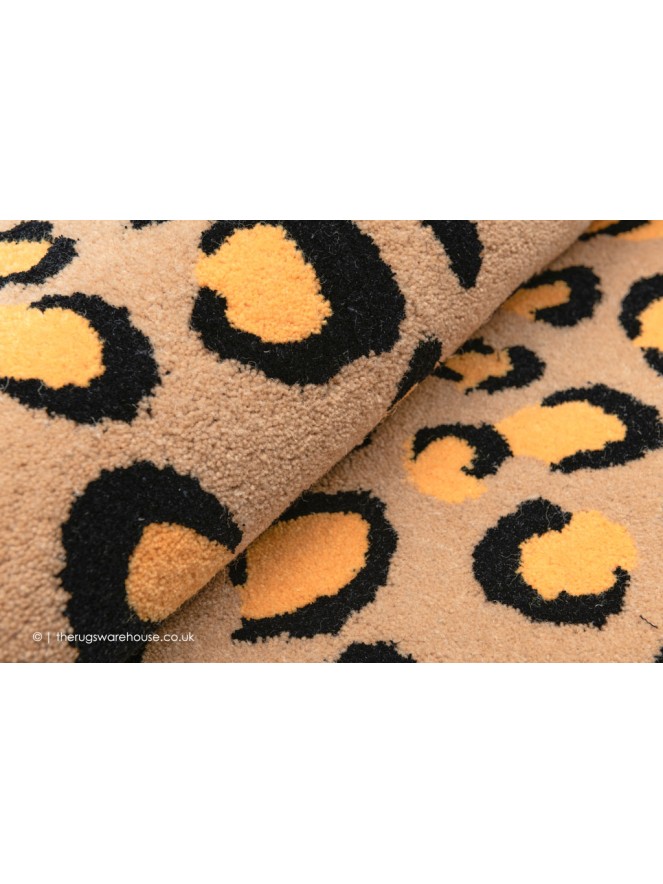 Leopard Leo Circle Rug - 5