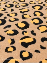Leopard Leo Circle Rug - Thumbnail - 6