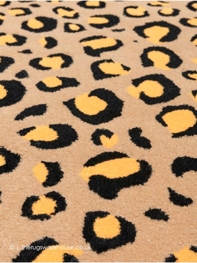 Leopard Leo Circle Rug - 6