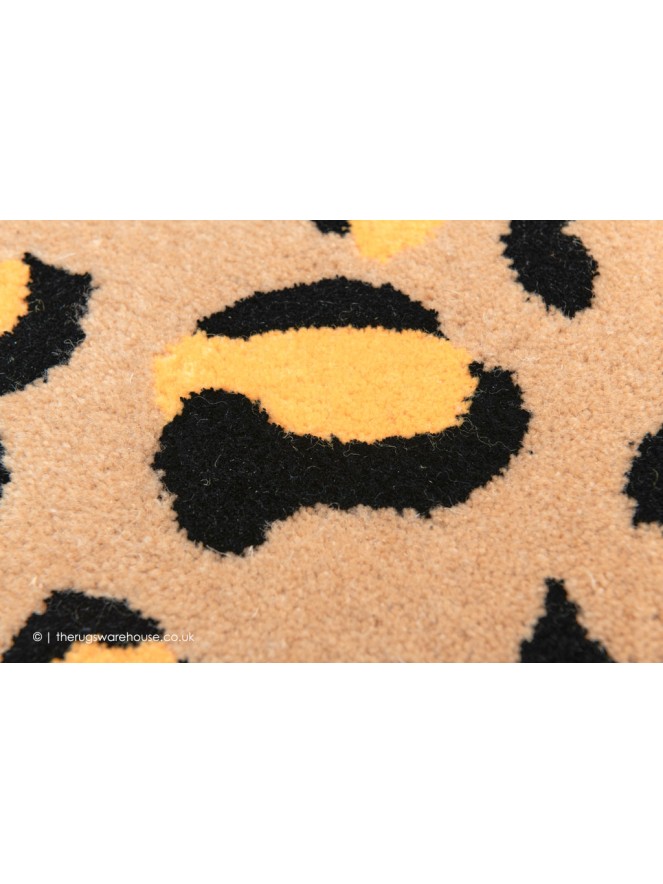 Leopard Leo Circle Rug - 7