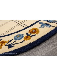 Classic Villa Circle Rug - Thumbnail - 3