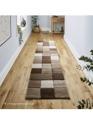 Nordia Beige Brown Runner - Thumbnail - 2