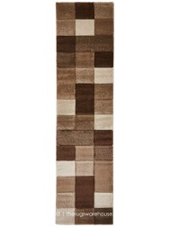 Nordia Beige Brown Runner - Thumbnail - 4