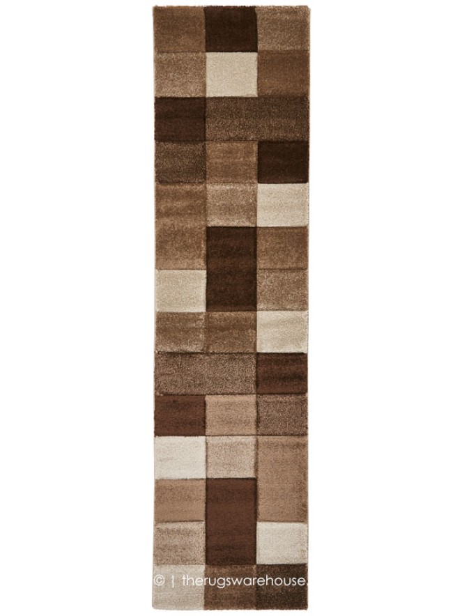 Nordia Beige Brown Runner - 4