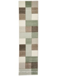 Nordia Beige Green Runner - Thumbnail - 4