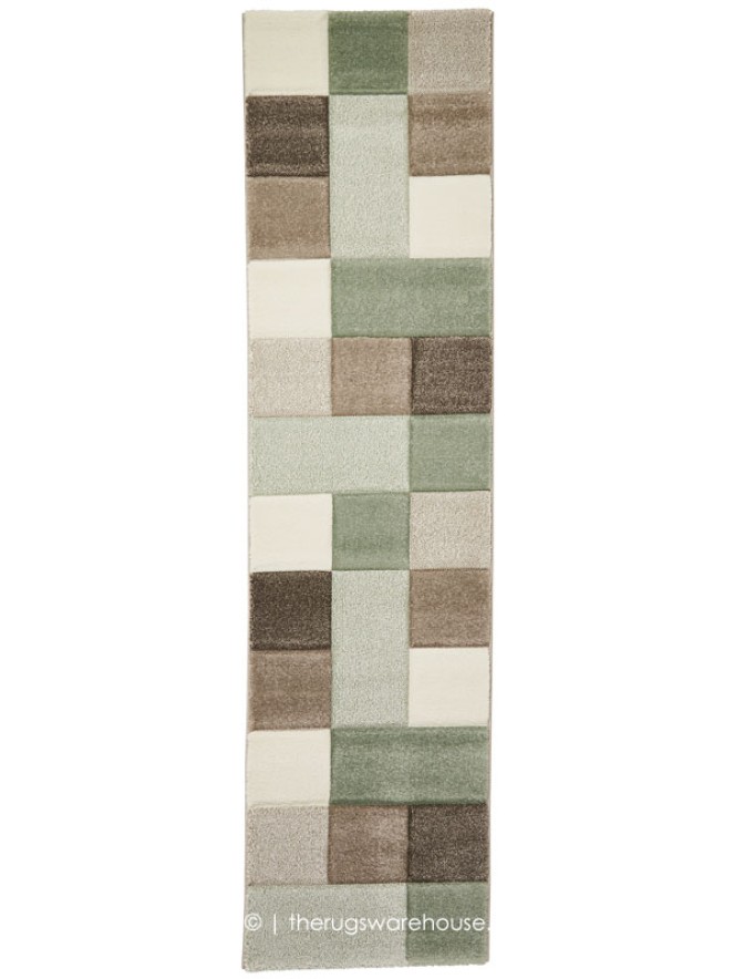 Nordia Beige Green Runner - 4