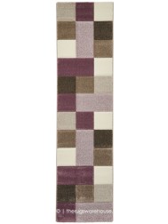 Nordia Beige Purple Runner - Thumbnail - 4