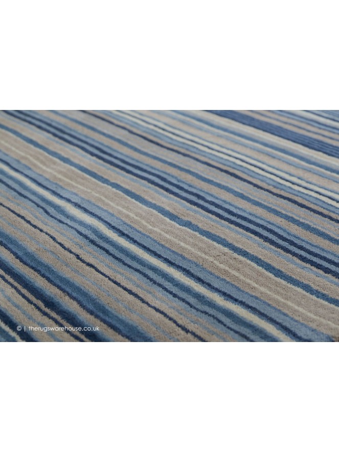 Fine Stripes Blue Runner - 5