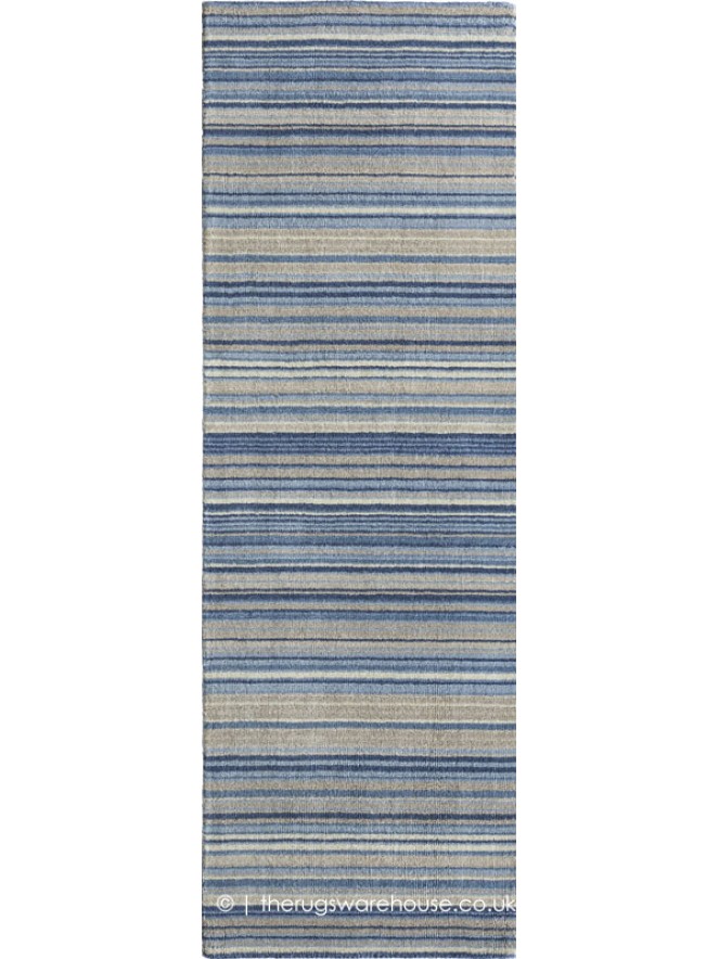 Fine Stripes Blue Runner - 6