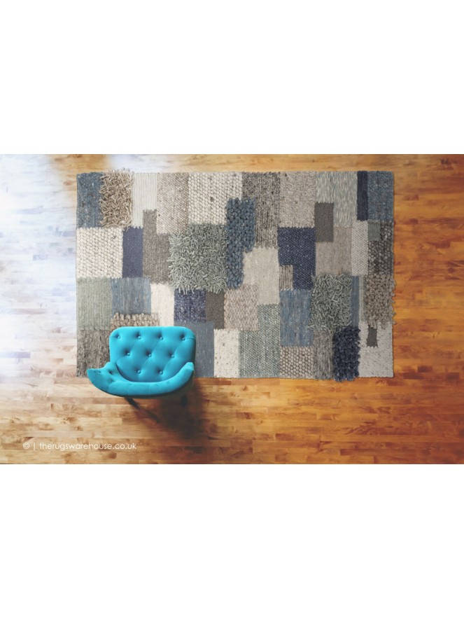 City United Blue Mix Rug - 2