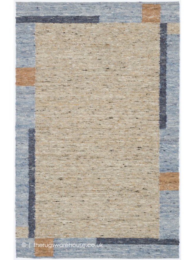 Lumasi Beige Blue Rug - 5