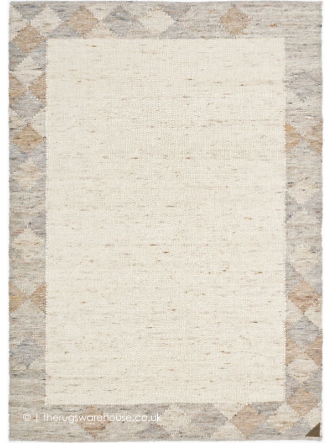 Aubert Ivory Grey Rug - 5