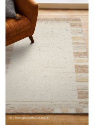 Panvas Cream Rust Rug - Thumbnail - 2