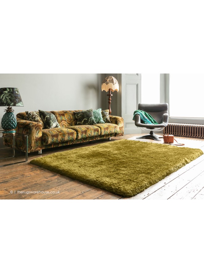 Plush Yellow Rug - 2