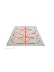 Giant Linear Stem Persimmon Rug - Thumbnail - 7