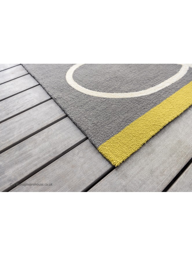 Giant Linear Stem Slate Rug - 3