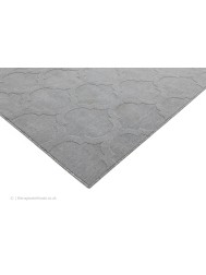 Antibes Grey Trellis Rug - Thumbnail - 4