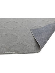 Antibes Grey Trellis Rug - Thumbnail - 5