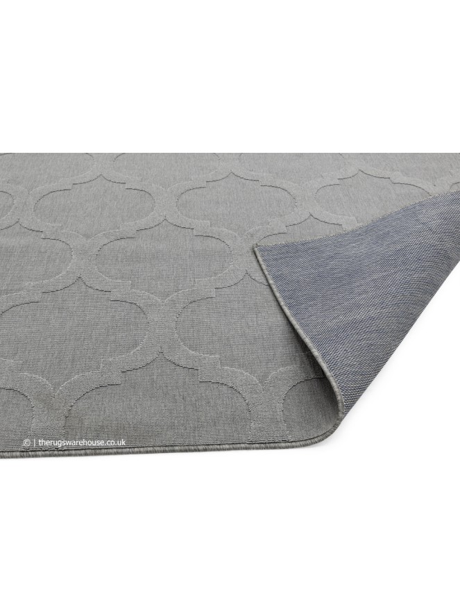 Antibes Grey Trellis Rug - 5