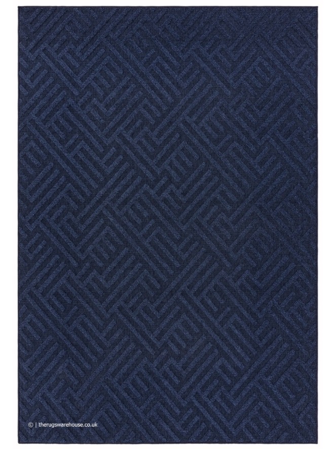 Antibes Blue Linear Rug - 8