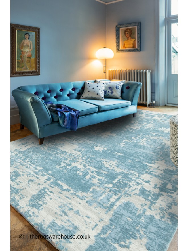 Astral Blue Rug - 2