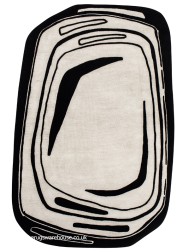 Fragment Noir Blanc Rug - Thumbnail - 5