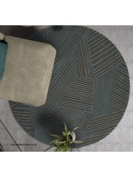 Intreccio Nuit Circle Rug - Thumbnail - 2