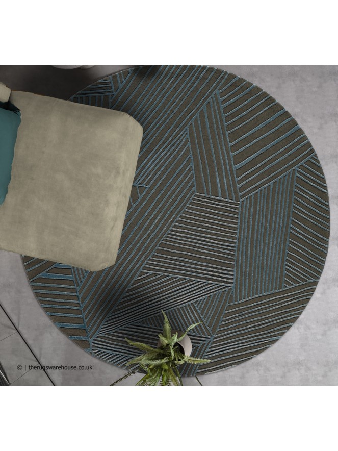 Intreccio Nuit Circle Rug - 2