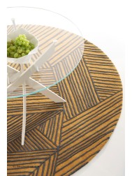 Intreccio Safran Circle Rug - Thumbnail - 2