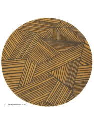 Intreccio Safran Circle Rug - Thumbnail - 4