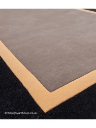 Houston Taupe Black Rug - Thumbnail - 5