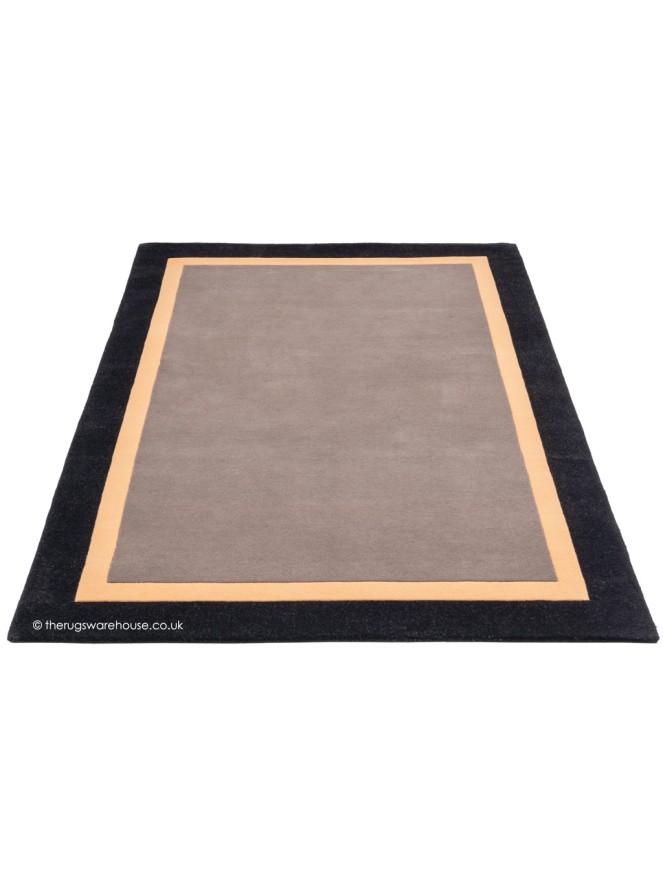 Houston Taupe Black Rug - 7